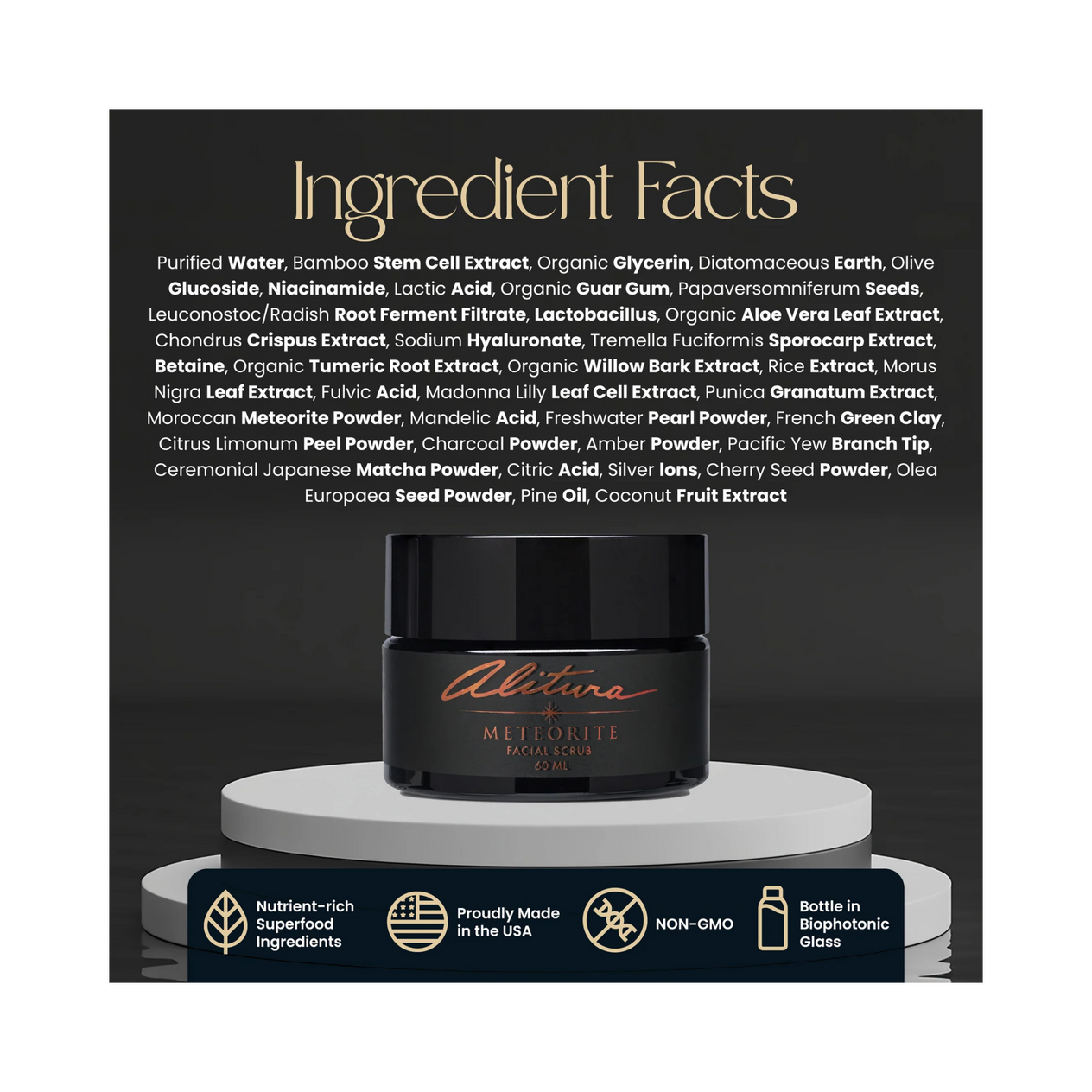 Meteorite Facial Scrub