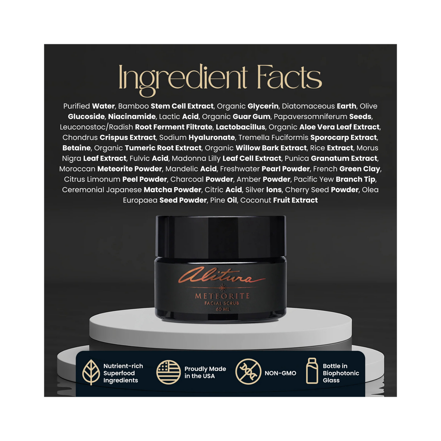 Meteorite Facial Scrub