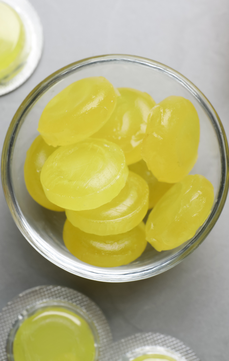 yellow medicine lozenges