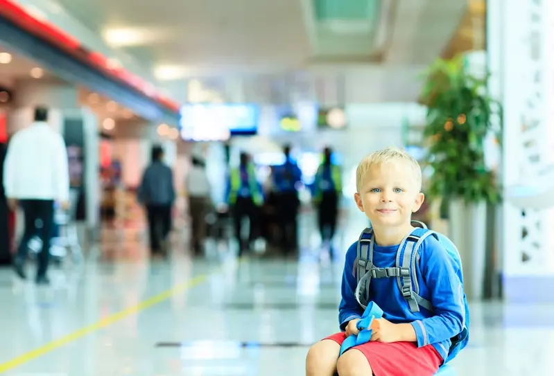 little boy smiling