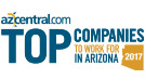 azcentral top companies to work for in Arizona 2017